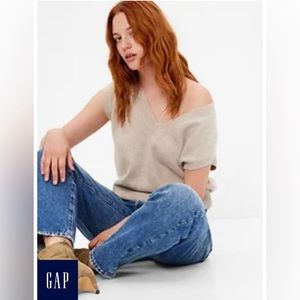 GAP CashSoft Sweater Vest - Cobblestone Beige - XL - Worn Twice